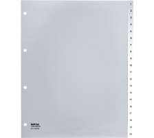 KOLMA Register Vista XL A4 grau, 1-20, 4-Loch, 21.419.00