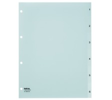 KOLMA Rpertoires transparent A4 1-6, 21.564.00