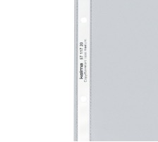 KOLMA Poches Copyresistant A4 transp., lisse med. 10 pcs., 57.617.20