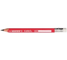 KORES COACH Bleistift HB Spitzer 3 St./weisser Radierer,3-eck., BB92533
