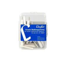 LUFER Gomme de rechange 25+25pcs. pour gomme lectrique 69607, 69608