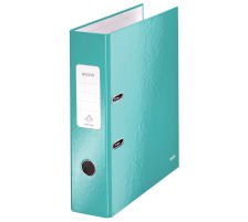 LEITZ Classeur WOW 8cm bleu glacier A4, 10050051