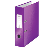 LEITZ Classeur WOW 8cm violet A4, 10050062
