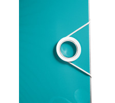 LEITZ Classeur 8cm bleu glacier A4, 11060051