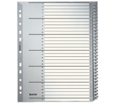 LEITZ Rpertoire PP A4 1-31 gris, 12810000