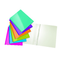LEITZ Schnellhefter WOW PP A4 assortiert 6 Stück, 30011099