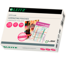 LEITZ Pochette plastif. A7 125 Mic. 100 pcs., 33805