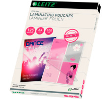 LEITZ Pochette plastif. A4 125 Mic. 100 pcs., 33808