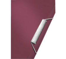 LEITZ Dossier de coll. Style PP A4 grenat 6 comp.200 flls., 39570028