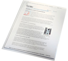 LEITZ Dossier PP A4 bleu, 0,13mm 100 pcs., 40000035