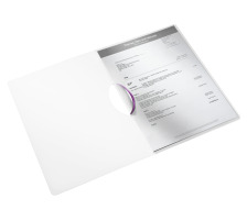 LEITZ Fermeture  pince WOW A4 violet 30 flls., 41850062