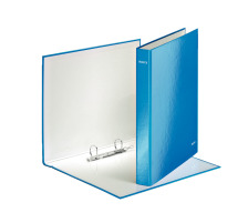 LEITZ Classeur  anneaux WOW A4 bleu, 42410036