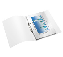 LEITZ Classeur  anneaux WOW PP A4 bleu 25mm, 42570036