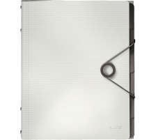 LEITZ Ordnungsmappe Solid PP A4 weiss 6 Fcher, 45691001