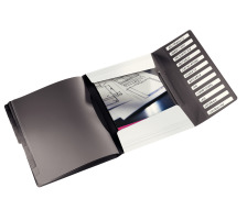 LEITZ Dossier de coll. Solid PP A4 blanc 12 comp., 45701001