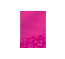 LEITZ Notizbuch WOW A5 kariert, 90g pink, 46281023