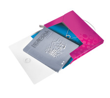 LEITZ Box de rangement WOW PP pink 250x330x37mm, 46290023