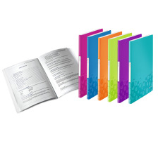 LEITZ Livre prsentation WOW PP A4 bleu 20 Hllen, 46310051