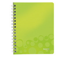 LEITZ Libre spirale WOW PP A5 vert 80 flls., 46390064