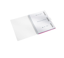 LEITZ Libre spirale WOW A4 pink, 46440023