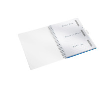 LEITZ Libre spirale WOW A4 bleu, 46440036