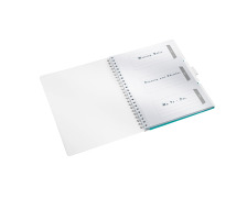 LEITZ Libre spirale WOW A4 bleu glacier, 46440051