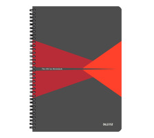LEITZ Collegeblock Office Card A4 rot liniert, 46480025