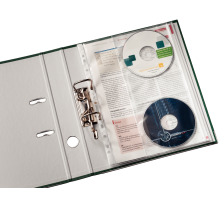 LEITZ Dossier Brochure/CD A4 graine, 0,12mm 5 pcs., 47613003
