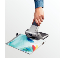 LEITZ Perforateur registre 6.3mm bleu 65 feuilles, 51800035
