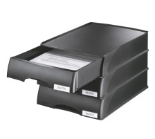 LEITZ Set tiroires Plus A4 noir, 5210095