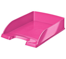 LEITZ Corbeille Courrier WOW A4 pink, 52263023