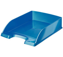 LEITZ Corbeille Courrier WOW A4 bleu, 52263036