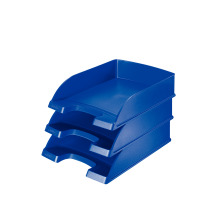 LEITZ Corbeille  courrier Plus A4 bleu, 52270035