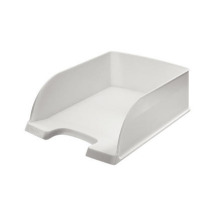 LEITZ Corbeille Courrier Jumbo A4 blanc, 52330001