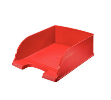 LEITZ Corbeille Courrier Jumbo A4 rouge, 52330025