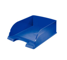 LEITZ Corbeille Courrier Jumbo A4 bleu, 52330035