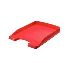 LEITZ Corbeille Courrier Plus A4 rouge, 52370025