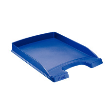 LEITZ Corbeille Courrier Plus A4 bleu, 52370035