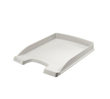 LEITZ Corbeille Courrier Plus A4 gris, 52370085