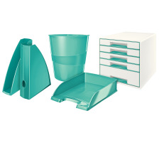 LEITZ Corb.  papier WOW 15 litre bleu glacier, 52781051