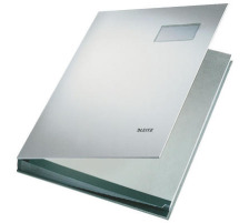 LEITZ Unterschriftsmappen lichtgrau 20 Fächer, 57000085
