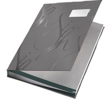 LEITZ Unterschriftenmappe A4 grau, 57450085