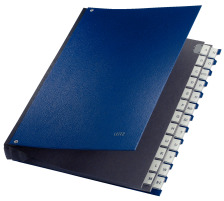 LEITZ Pultordner PP A-Z blau 24 Fächer, 59240035