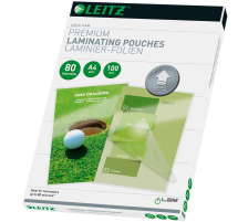 LEITZ Film, 100my A4 glossy 100 pcs., 74800000