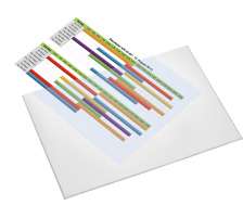 MAGNETOPLAN Magnetofix Sichttaschen A4 weiss quer Magnettasche, weiss quer, 1120100