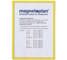 MAGNETOPLAN Magnetofix Sichtfenster A4 gelb 5 Stk. magnetofix-Sichtfenster, gelb, 1130302