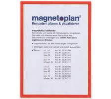 MAGNETOPLAN Magnetofix Sichtfenster A4 rot 5 Stk. magnetofix-Sichtfenster, rot, 1130306
