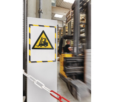 MAGNETOPLAN Cadre aimant SAFETY A4 jaune/noir 5 pcs., 1131442