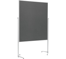 MAGNETOPLAN DesignTableau de Prsent. Feutre gris monobloc, 1151101