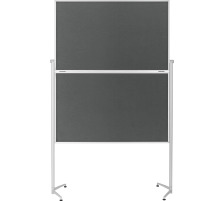 MAGNETOPLAN DesignTableau de Prsent. feutre gris pliable, 1151301
